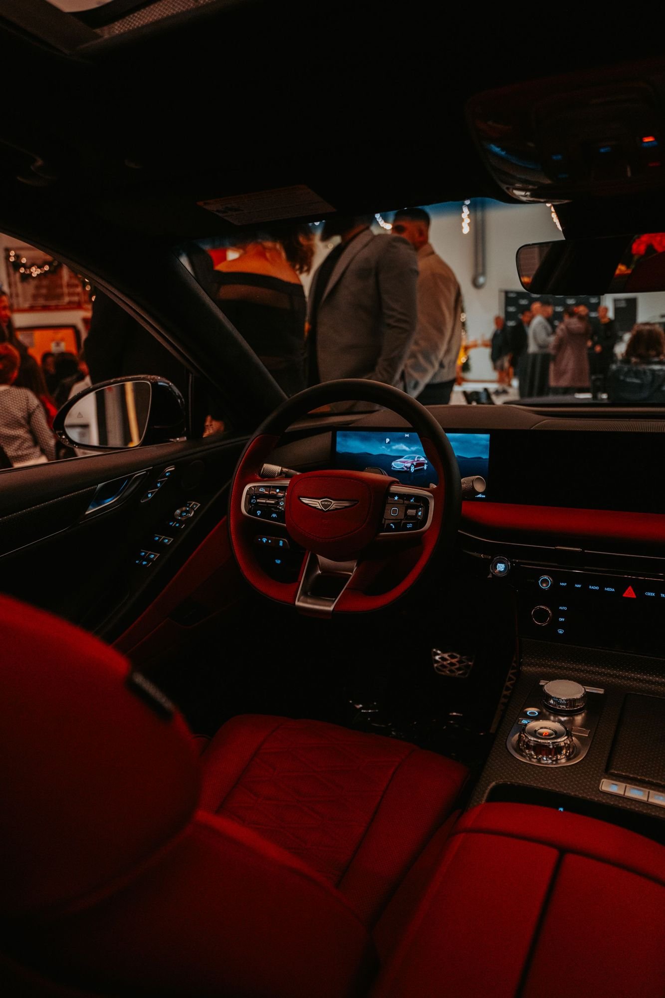 Luxury car interior