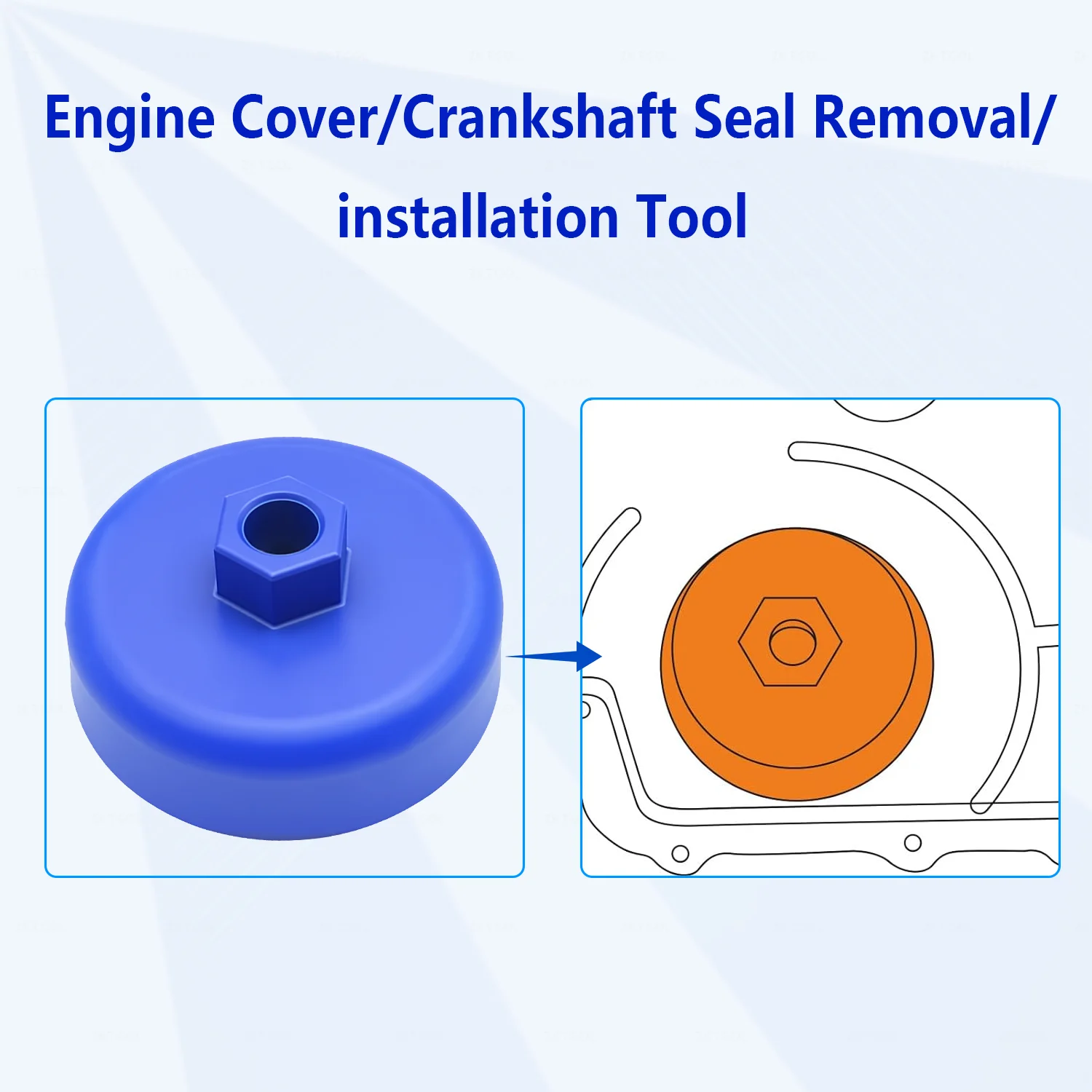 ZKTOOL Diesel Engine Timing Sprocket Lock and Injection Pump Installation and Removal Tool, Suitable for Ford 2.0 TDDi TDCi OEM 303-682 - Image 10