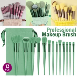 13PCS Professional Make Up Brush Set Cosmetic Makeup Brushes with Drawstring Bag