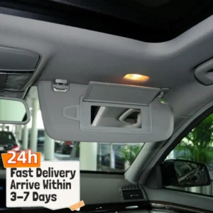 Car Sun Visor 2208100210 Vanity Mirror Cover Left/Right Sun Visor Vanity Mirror Cover 2208100110 for Benz S Class W220 1998-2005