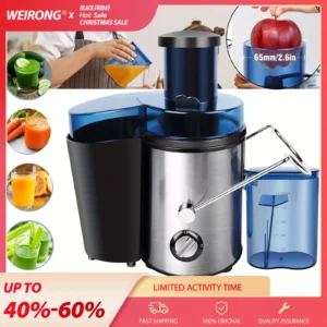 1000W Whole Fruit Juicer Machine Stainless Steel 500ML