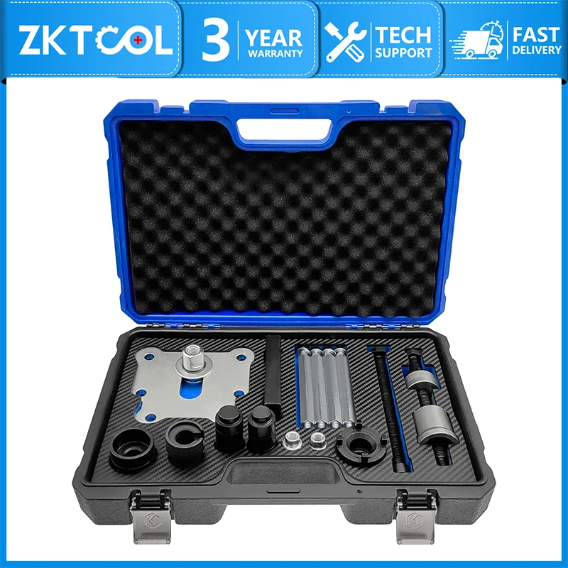 ZKTOOL PDK Dual Clutch Housing Removal and Installation Tool Kit, compatible with Porsche Cayenne and Panamera, Transmission Wiring Harness Replacement and Repair Tool Kit with Storage Box