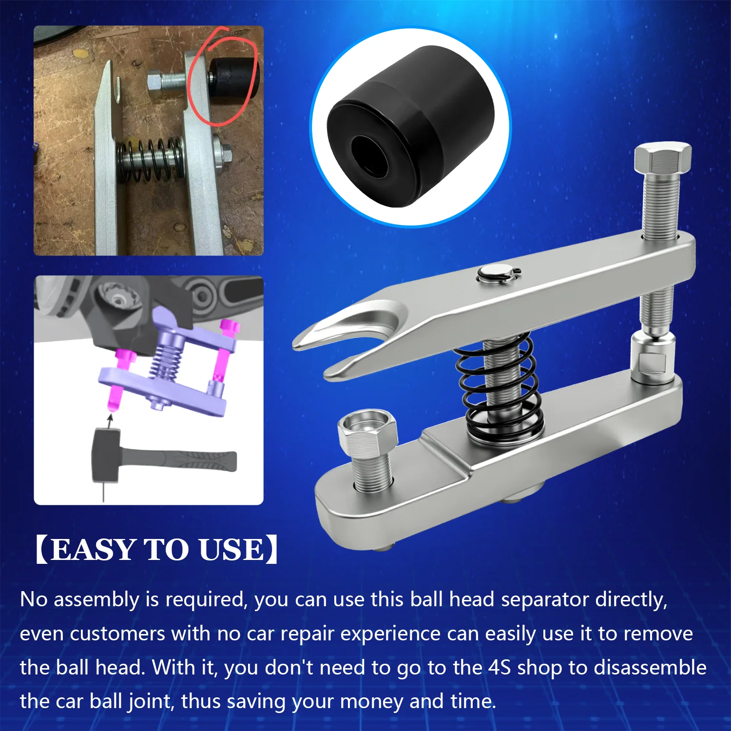Lower Swingarm Ball Joint Removal Tool for Land Rover Jaguar Car Ball Joint Separator, Puller, Ball Separator Puller - Image 19