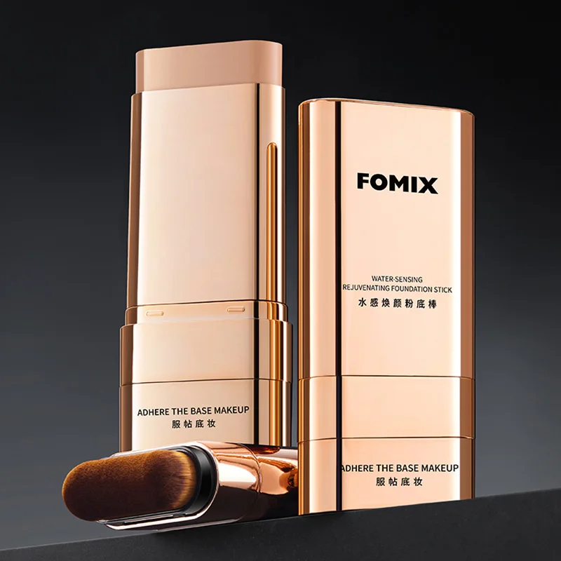 FOMIX 2-in-1 Cream Foundation Stick with Built-In Blending Brush - Image 13