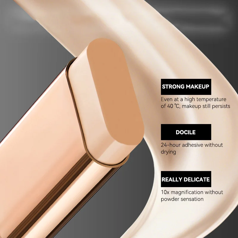 FOMIX 2-in-1 Cream Foundation Stick with Built-In Blending Brush - Image 21