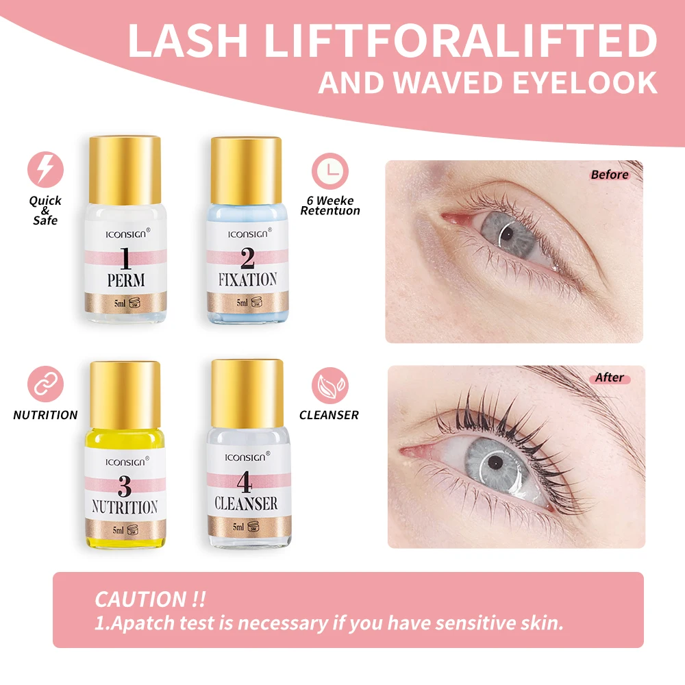 ICONSIGN Lash Lift & Brow Tint Kit for Eyelash Lifting and Eyebrow Dyeing - Image 6