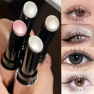 4PCS Waterproof Metallic Eyeshadow Sticks, Shimmer Multi-Purpose Makeup