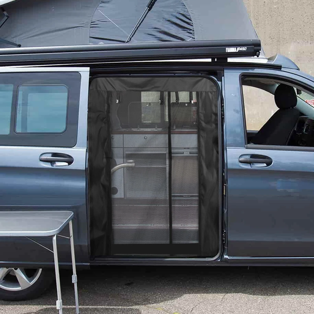 1PCS Insect Screen Mosquito/Fly Screens Net For Mercedes Benz Sprinter Mid And High Roof Ford Car Shading Curtains Accessories