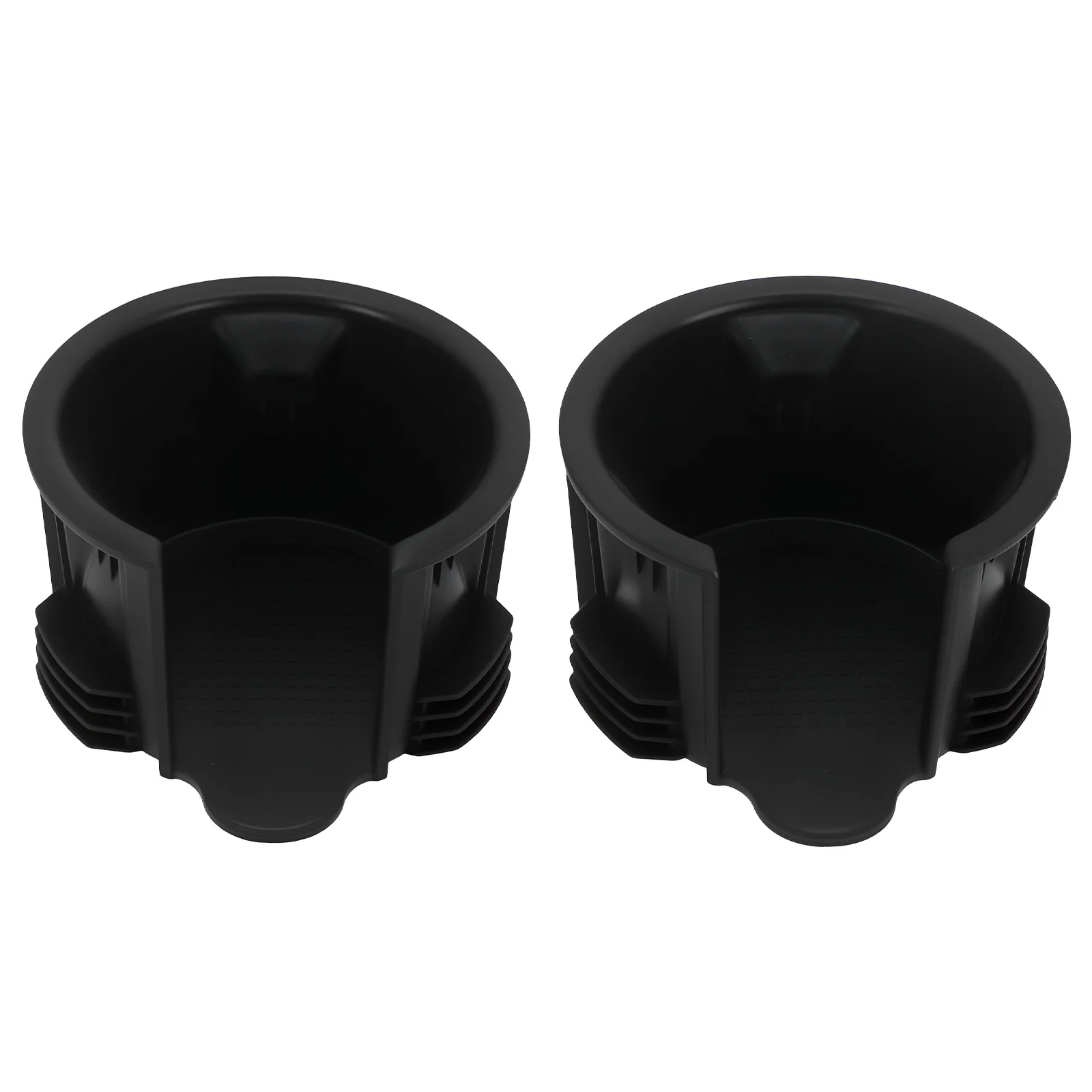Black Dual Car Cup Holder Insert for Land Rover LR4 2010-2016 LR021330 ABS - Image 3