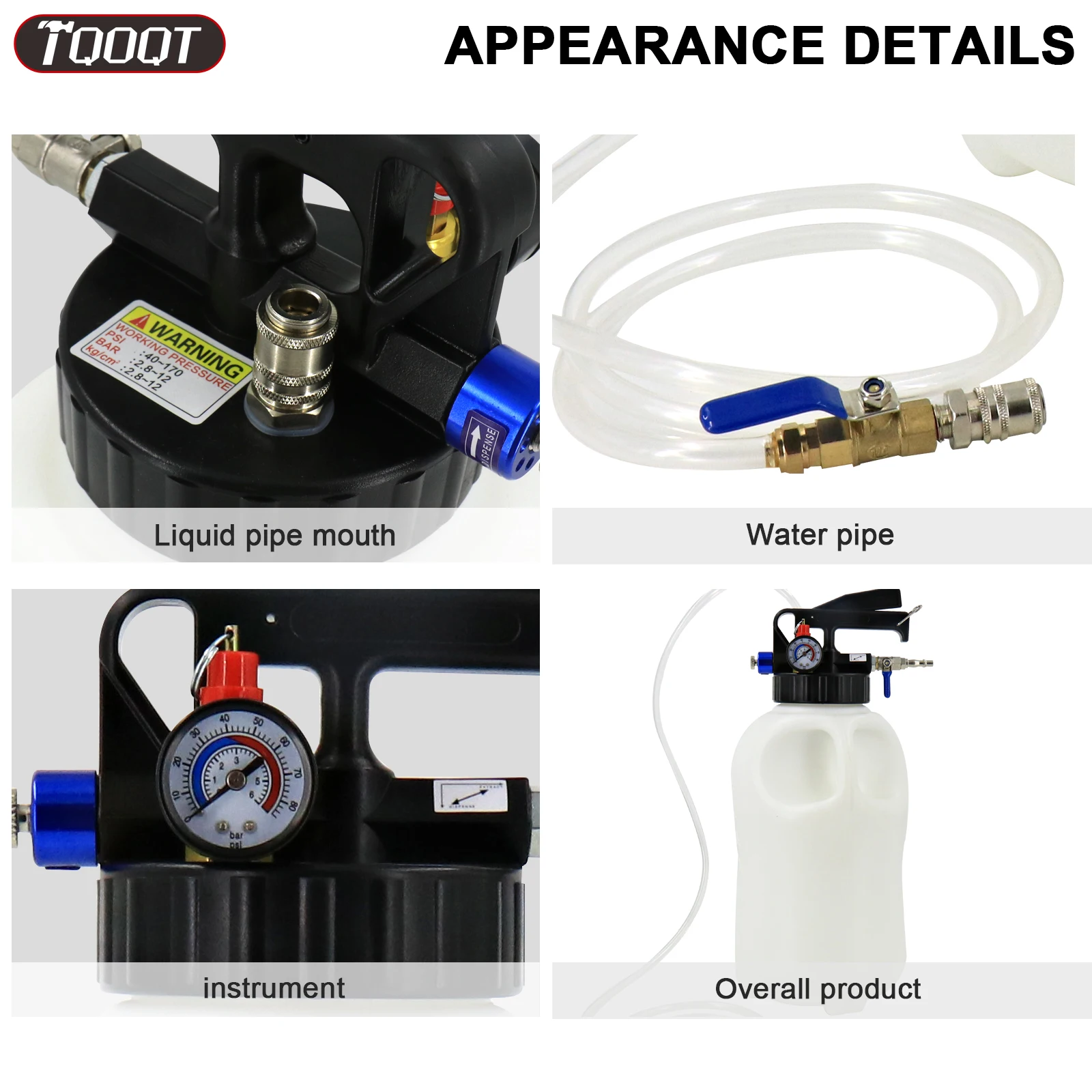 10L Manual ATF Transmission Oil Filling Pump Kit with 13 Adapters - Image 9