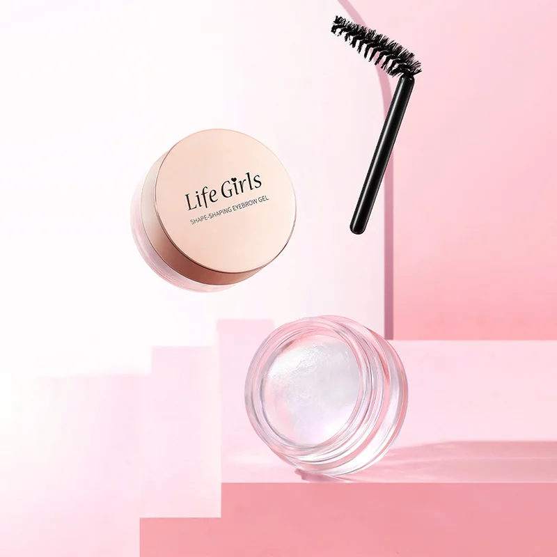 Life Girls Clear Brow Gel with Spoolie Brush, Eyebrow Styling and Setting Gel for Shaping and Sculpting, Transparent Brow Tamer for Fluffy Feathered Brows, Natural-Looking Definition, Colourless Eyebrow Make-Up for Daily Grooming, Pot with a Rose Gold Lid - Image 13
