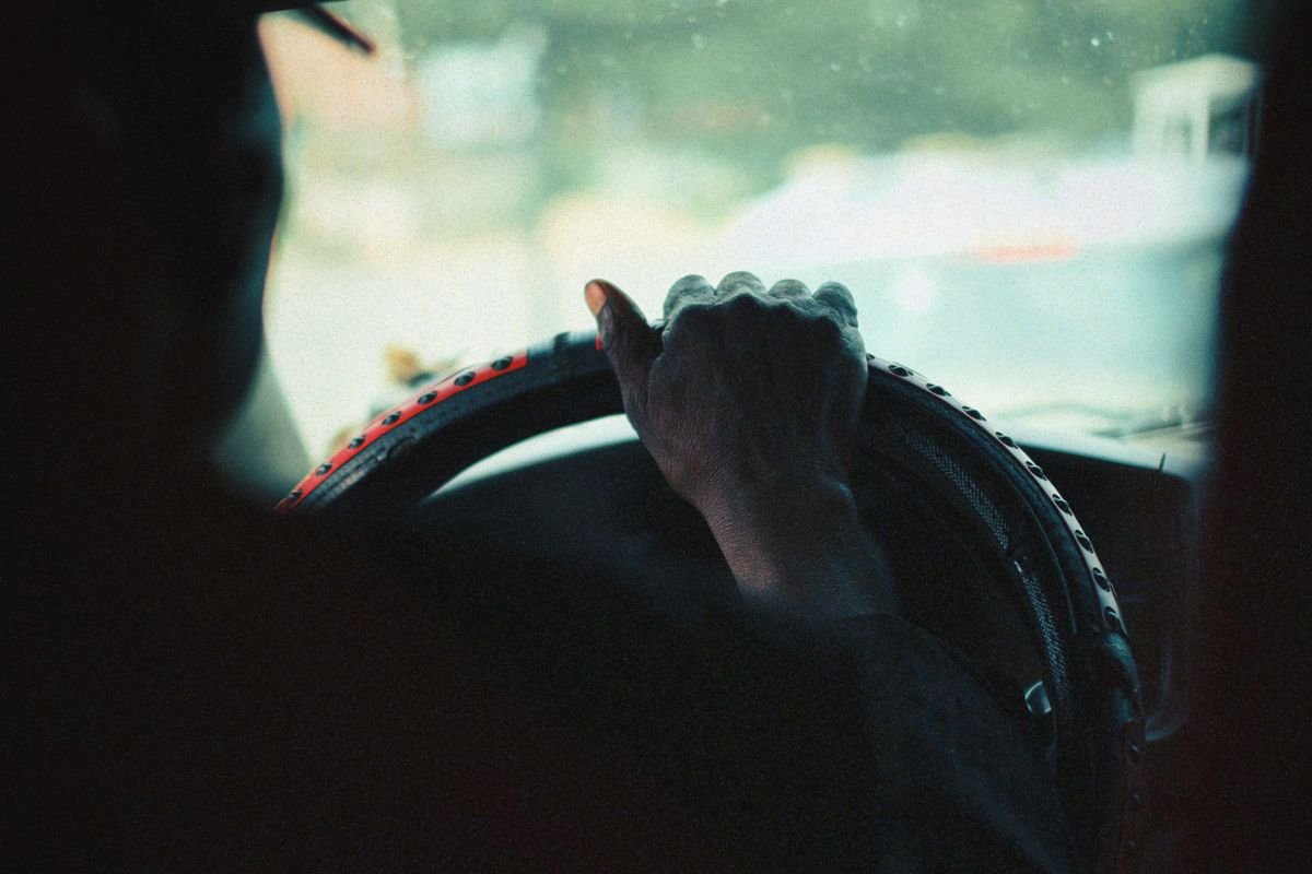 Leather Steering Wheel Cover