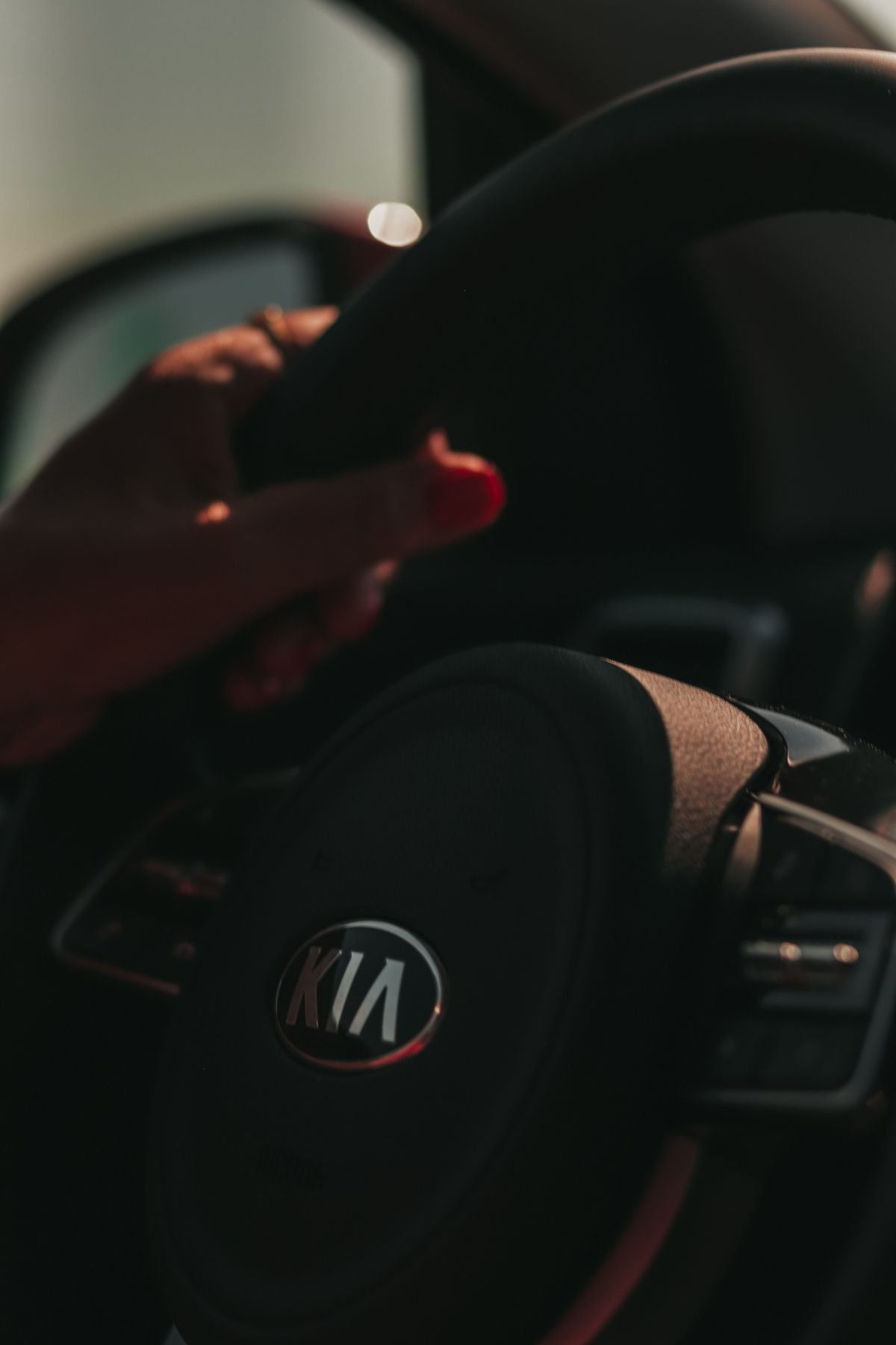 Leather Steering Wheel Cover